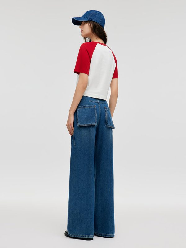 FORTRESS032 Denim Mid-Rise Women Baggy Jeans – GOELIA - Image 3