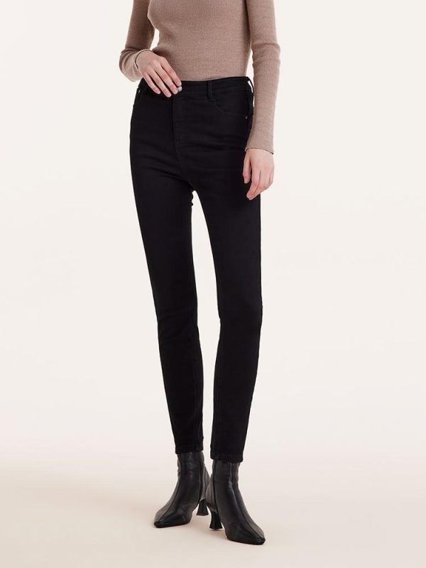 FORTRESS028 Black Denim Skinny Jeans – GOELIA