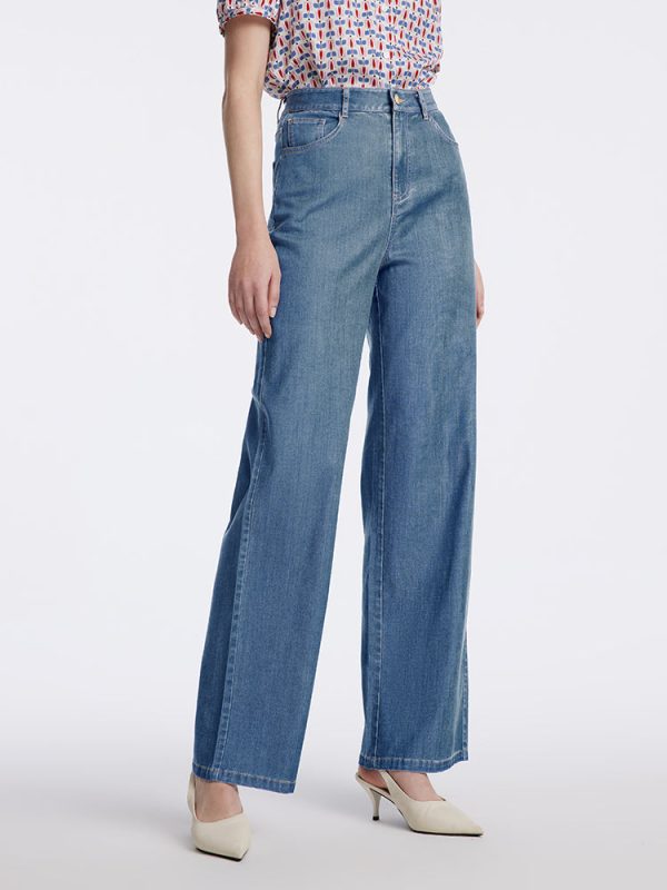 FORTRESS025 High Waist Straight Jeans – GOELIA