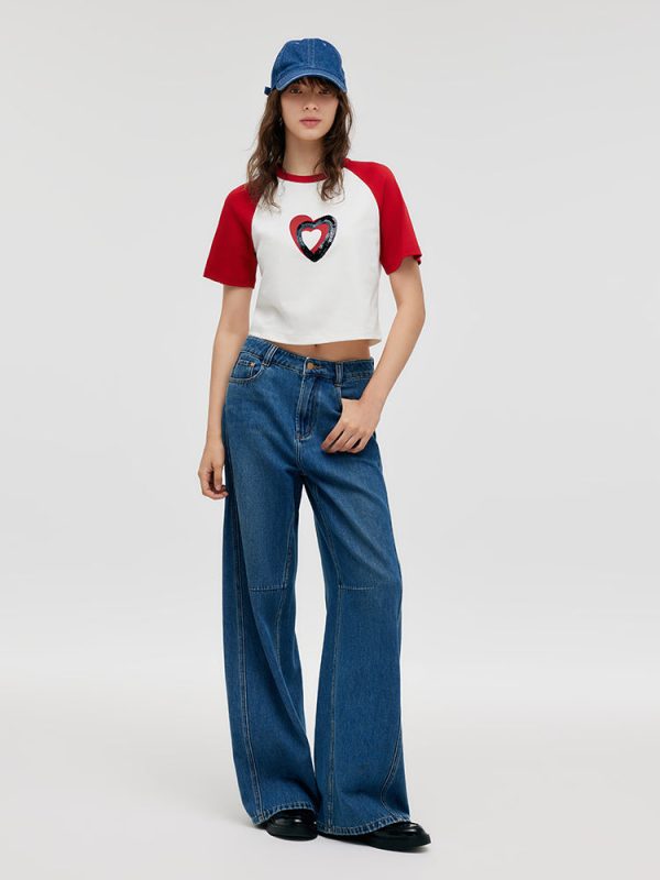 FORTRESS032 Denim Mid-Rise Women Baggy Jeans – GOELIA - Image 2