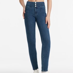 FORTRESS021 Denim Sheath High-Waisted Women Jeans – GOELIA