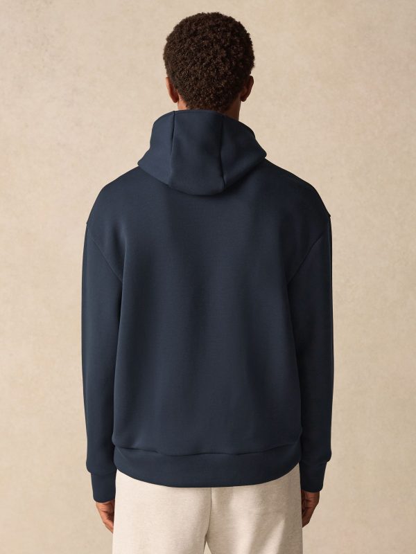 FORTRESS034 Blue/Navy Scuba Soft Touch Hoodie - Image 2