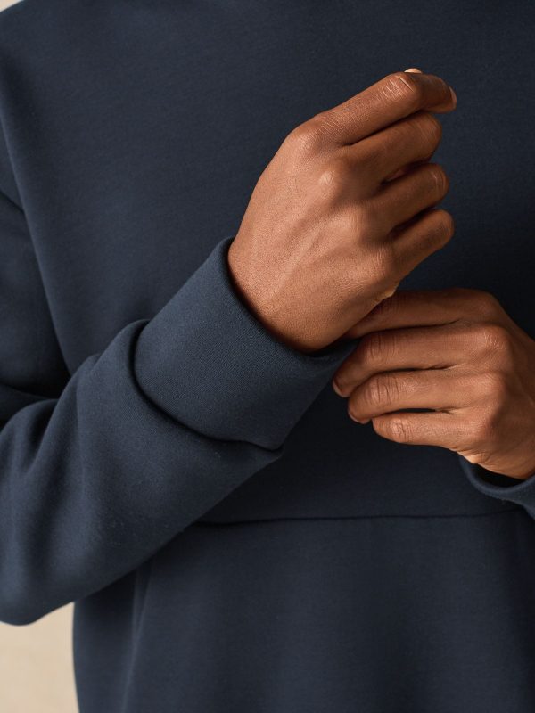 FORTRESS034 Blue/Navy Scuba Soft Touch Hoodie - Image 5