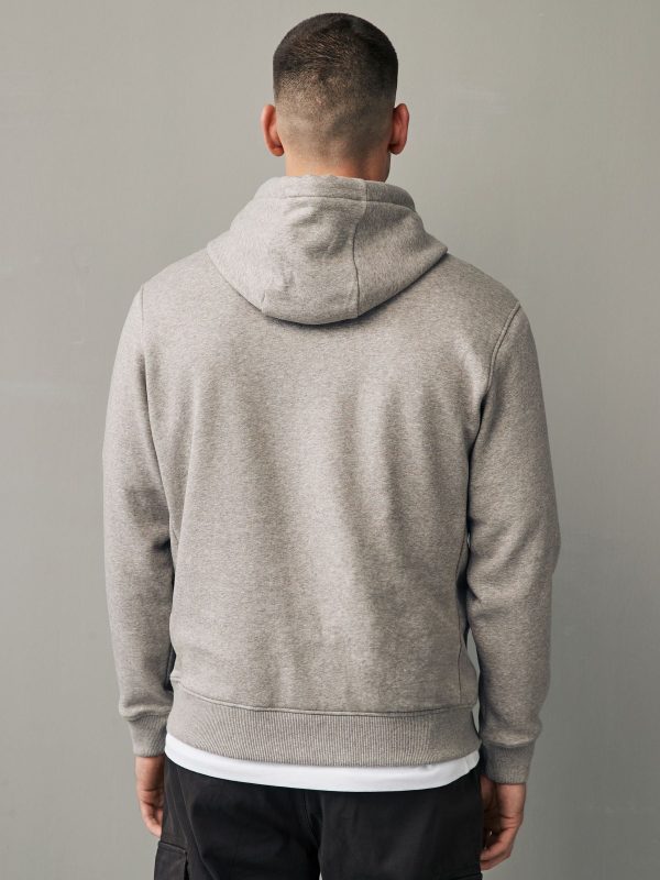 FORTRESS035 Neutral Regular Fit Rich Jersey Fabric Hoodie - Image 3