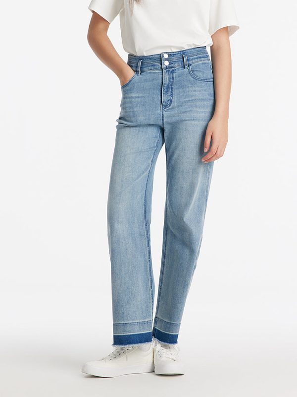 FORTRESS022 Micro-Flared Loose Women Jeans – GOELIA - Image 3